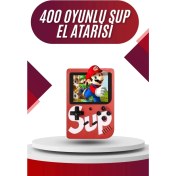 Resim Sup Atari Retro 400 Nostalji Oyunlu Mini Atari Taşınabilir Oyun Konsolu 
