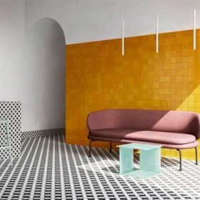 Resim Vitra 10 x 10 cm Retromix Fon Amber Sarı Parlak Yer Karosu K94842380001VTE0 1 M2 