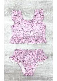 Resim My Kids Wear Kız Çocuk 2 Li Mayo Takım Beyaz 