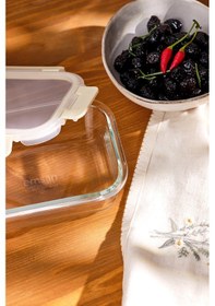 Resim Emsan Soft 640 Ml Borosilikat Saklama Kabı Çok Renkli 