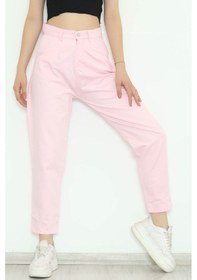 Resim Paça Dikişli Pantolon Pembe - 1325.1367. Pembe 