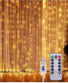 Resim Perde Led 3 Metre Kumandalı 8 Ayrı Moda Sahip 3mx3m Led 