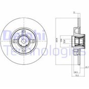 Resim DELPHI BG9053RSC Fren 424946 (WF835581) (Fiyat:1 Adet İçindir) 