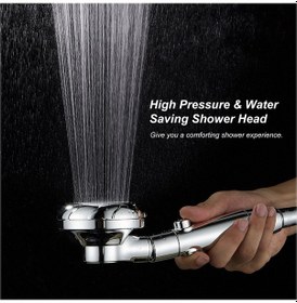 Resim Reedark "3 Modlu Duraklatmalı Abs Duş Başlığı - Su Tasarruflu Ve Tıkanmaz Nozullu" 7735 