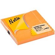 Resim Notix Yapışkanlı Not Kağıdı Neon Turuncu 75 mm x 75 mm 80 Yaprak 