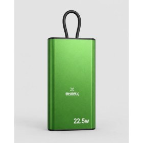 Resim Enerx ENR-P10MTK Powerbank 10000 Mah 22.5W Hızlı Şarj, Dahili Type-C Kablolu Yeni Nesil Metal Kasa Taşınabilir Şarj Cihazı 