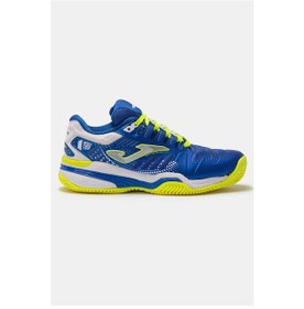 Resim Joma Slam Junior 2204 Royal Lemon Fluor Çocuk Tenis Ayakkabısı 