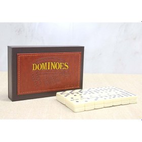 Resim Universal Deri Kutulu Domino Oyunu 