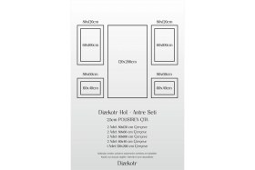 Resim UltraMint Boyanabilir 2,5 cm Duvar Çıtası, Kesimli, Dekoratif, Hazır Paket 