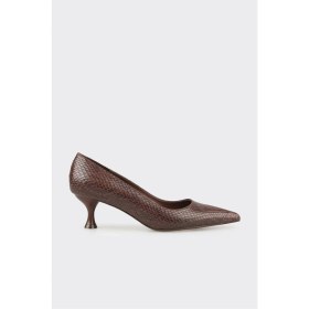 Resim Kahve Kadın Stiletto 