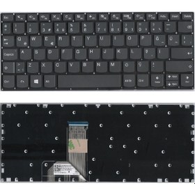 Resim Lenovo Uyumlu ideaPad Yoga 330-11IGM, 81A6 Klavye Gri TR 