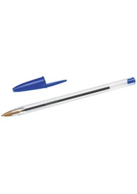 Resim Bic Cristal Medium Tükenmez Kalem Mavi 1 Mm 50'li Paket 