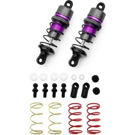 Resim Sanning 1/10 1 Çift Metal Hidrolik Amortisörler Rc Uzaktan Kumanda Araba Düz Yarış Drift Araba (67MM) Mor (Yurt Dışından) 