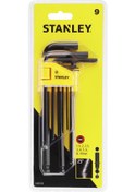 Resim Stanley 0-69-256 Allen Anahtar Takımı 9 Parça Uzun 