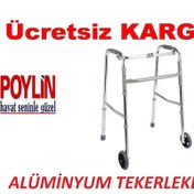 Resim Alüminyum Tekerlekli Walker Yürüteç Poylin P551 Tekerlekli Walker 