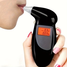 Resim Taşınabilir Alkol Test Cihazı - Doğru Kan Alkol İçeriği Kontrol Cihazı, Dijital Nefes Alkol Test Cihazı, Pil Dahil Değil, Kullanımı Kolay, Kişisel Kullanım İçin Elde Taşınabilir Alkol Test Cihazı 