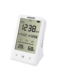 Resim Levenhuk Wezzer Air Mc10 Hava Kalitesi Monitörü Termometresi 