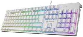 Resim GAMEBOOSTER G24W Enigma Rainbow Aydınlatmalı Red Switch Mekanik Beyaz Oyun Klavyesi 