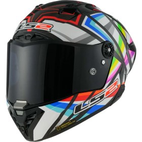 Resim Ls2 Thunder Karbon Gp Aero Flash Siyah Kask 