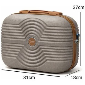 Resim 2'li Valiz Seti Orta Boy - Kabin Boy - Makyaj Taş-taba 1167 Taş 