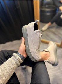 Resim pabucmarketi Erkek Sneakers Ayakkabı Vizon Süet 