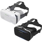 Resim Vrshınecon G15 Kask Sanal Gerçeklik Vr Gözlük Hepsi Bir Arada Oyun Telefonu 3d Gözlük Siyah 
