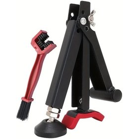 Resim Dashanshop Jfg Racıng Siyah&kırmızı Motor Zincir Fırçalı Kaldırma Aparatı Enduro Pit Bike 