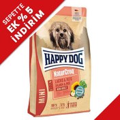 Resim Happy Dog Mini NaturCroq Somonlu Küçük Irk Köpek Maması 4 Kg 