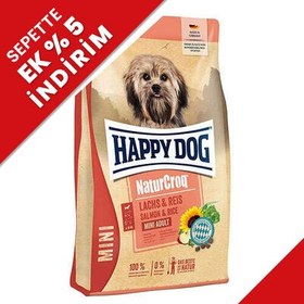 Resim Happy Dog Mini NaturCroq Somonlu Küçük Irk Köpek Maması 4 Kg 