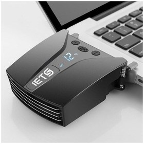 Resim Iets Dijital Göstergeli Notebook Soğutucu Vakumlu Fan Hız 