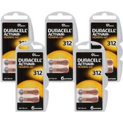 Resim Duracell 312 Numara İşitme Cihazı Pili 5 Paket 30 Adet 