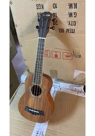 Resim Soprano Boy Karma Markalardan Üst Maun Ağacı Ukulele 