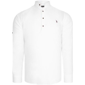 Resim Üçlü Set G783 Dewberry Hakim Yaka Gömlek-lacivert-beyaz-gri Lacivert-beyaz-gri 