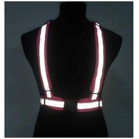 Resim Reflektörlü Pembe Motorcu Yeleği - Scooter Ve Bisiklet İçin 0000 