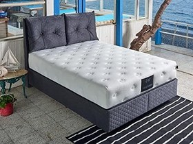 Resim Niron Yatak Visco Fusion 90x200 Tek Kişilik Paket Yaylı Visco Süngerli Lüks Ortopedik Yumuşak 
