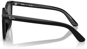 Resim Ray-Ban Rb4401d Kare Güneş Gözlüğü, Siyah/Koyu Gri 