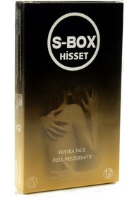Resim S-Box Feel Hisset Extra İnce Prezervatif 12'li 