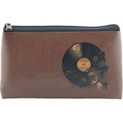 Resim Perabags Unisex Kahverengi Plak Baskılı Kart Ve Bozuk Paralık 