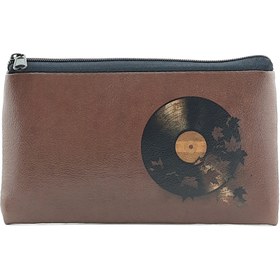 Resim Perabags Unisex Kahverengi Plak Baskılı Kart Ve Bozuk Paralık 