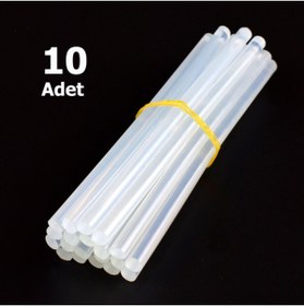 Resim Hobialem 10 Adet, Kalın Silikon, Sıcak Silikon, Şeffaf Mum Silikon, 11 Mm, Sıcak Yapıştırıcı 