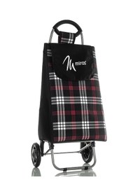 Resim Miras M-106 Ekose Pazar Arabası Kırmızı - Siyah 