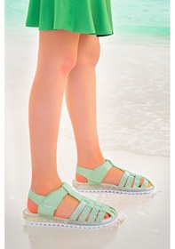 Resim Kiko Kids Kız Çocuk Sandalet Arz 2348 Mint Yeşili 