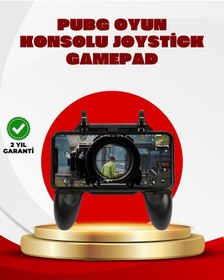 Resim Cosmotex Pubg Mobile Uyumlu Joystick Ve Parmak Tetikli Oyun Gamepadi 