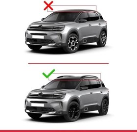 Resim Cıtroen C5 Aircross Suv 18- Turtle Air1 Ara Atkı Siyah 