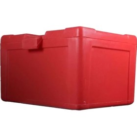 Resim Gcotomotiv Motosiklet Pizza Servis Çantası Kırmızı 90 Lık Köşeli 