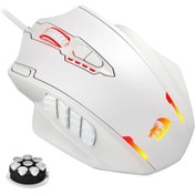 Resim Redragon M908 Rgb Arkadan Aydınlatmalı Led Usb Kablolu Oyun Faresi 18 Whıte Büyük Britanya Diğer 