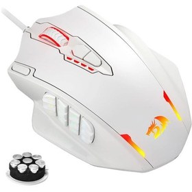 Resim Redragon M908 Rgb Arkadan Aydınlatmalı Led Usb Kablolu Oyun Faresi 18 Whıte Amerika Birleşik Devletleri Diğer 