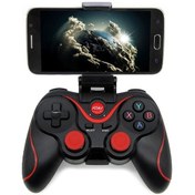 Resim T3 Wireless Kablosuz Oyun Kolu Bluetooth Joystick Gamepad Pc Tele 