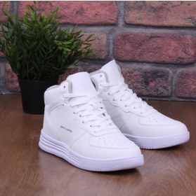 Resim Pierre Cardin Erkek Günlük Sneaker Bilek Boy Bağcıklı Spor Bot Beyaz Pc-31238 