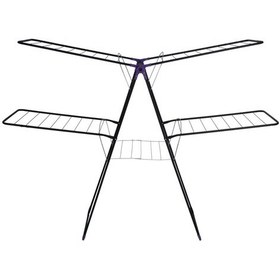 Resim Massima Mega Iki Katlı Çamaşır Kurutmalık Katlanabilir Askı Siyah 